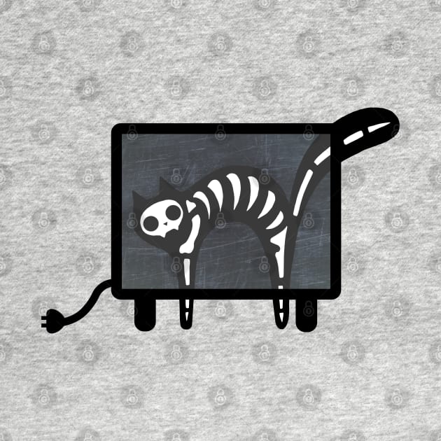 X-Ray Cat - Skeleton Kitty Xray by prettyinink